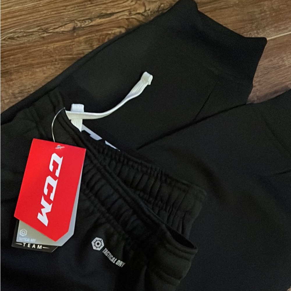 CCM Black XL jogger sweat pants